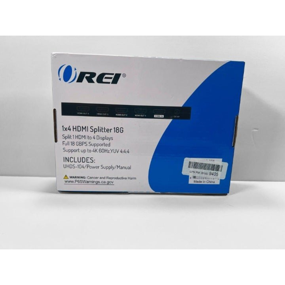 1x4 HDMI Splitter : 1-In 4-Out, UltraHD 4K